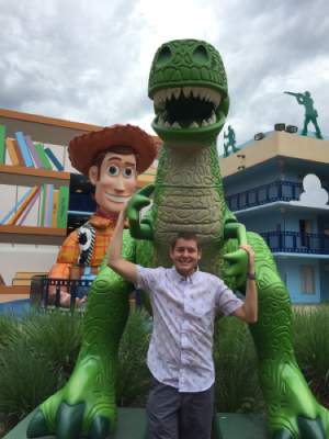 Ken Westphal at Disney Toy Story Area